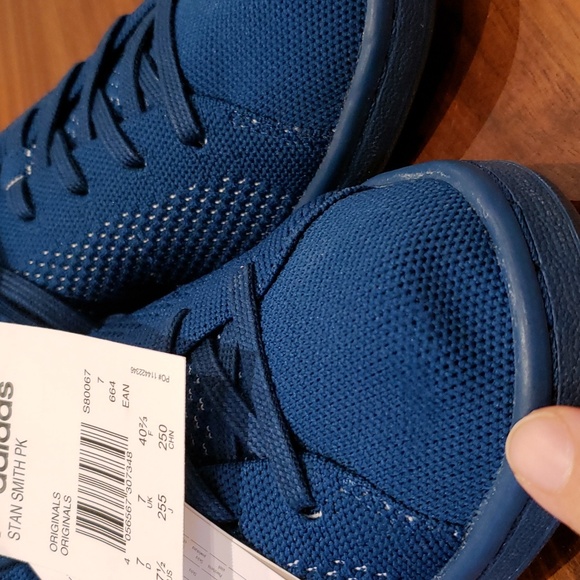 Adidas Originals Stan Smith Primeknit Shoes Men's 7.5 Rare Deadstock - Picture 10 of 11